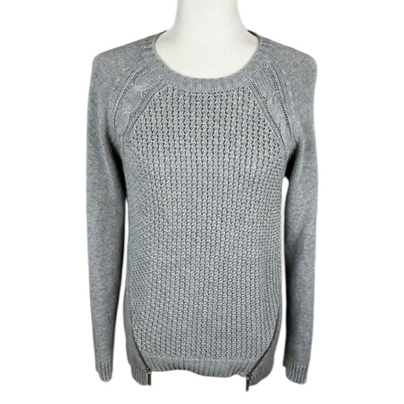 MICHAEL Michael Kors Grey Knit Pullover Sweater Size S - Picture 1 of 8